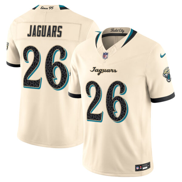 Jacksonville Jaguars #26 Jaguars 2026 Rivalries Vapor Limited Custom Jersey - All Stitched