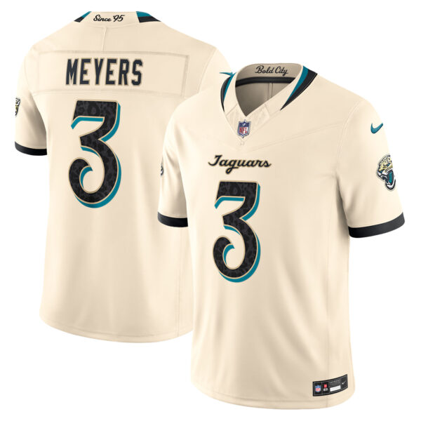 Jacksonville Jaguars Jakobi Meyers 2026 Rivalries Vapor Limited Jersey - All Stitched