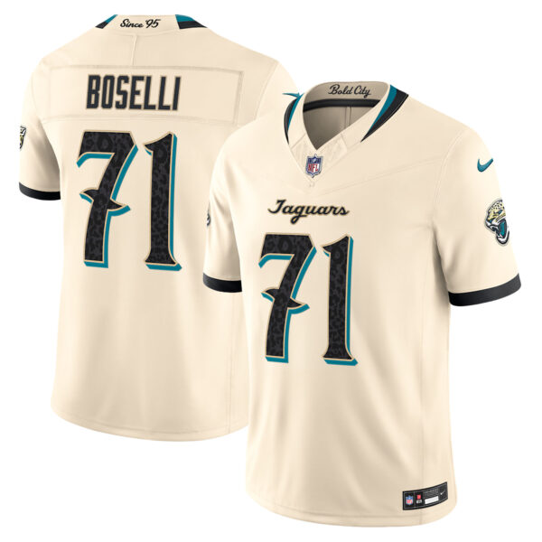 Jacksonville Jaguars Tony Boselli 2026 Rivalries Vapor Limited Jersey - All Stitched