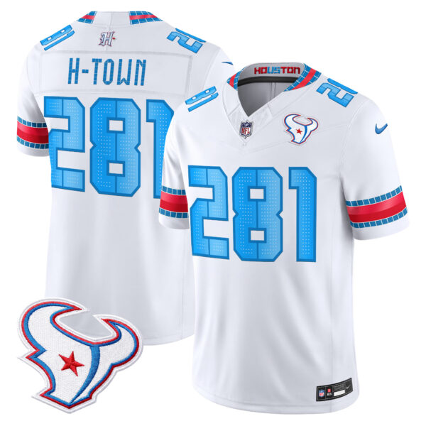 Houston Texans H-Town 281 2026 Rivalries Vapor Limited Jersey - All Stitched