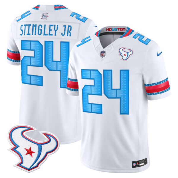 Houston Texans Derek Stingley Jr. 2026 Rivalries Vapor Limited Jersey - All Stitched