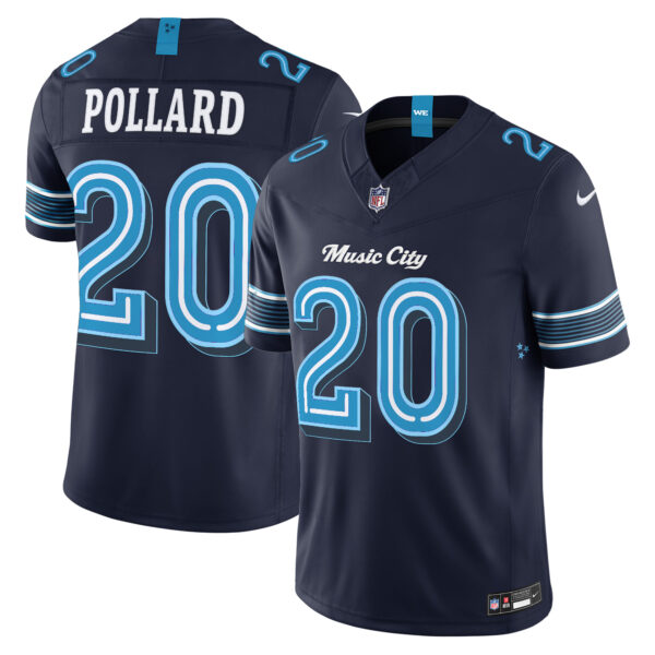 Tennessee Titans Tony Pollard 2026 Rivalries Vapor Limited Jersey - All Stitched