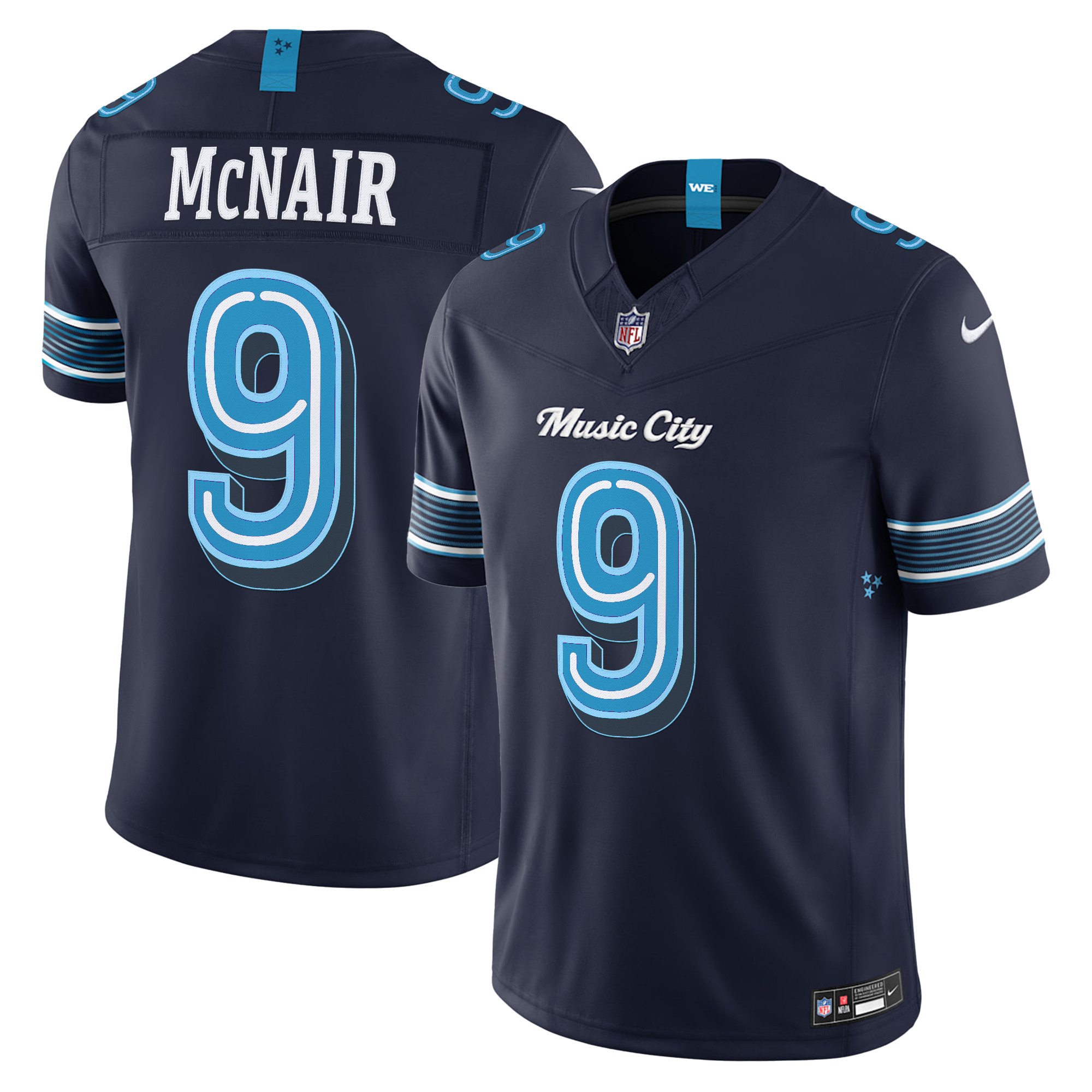 Tennessee Titans Steve Mcnair 2026 Rivalries Vapor Limited Jersey - All Stitched