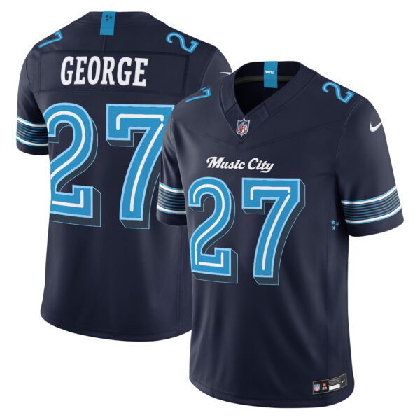 Tennessee Titans Eddie George 2026 Rivalries Vapor Limited Jersey - All Stitched