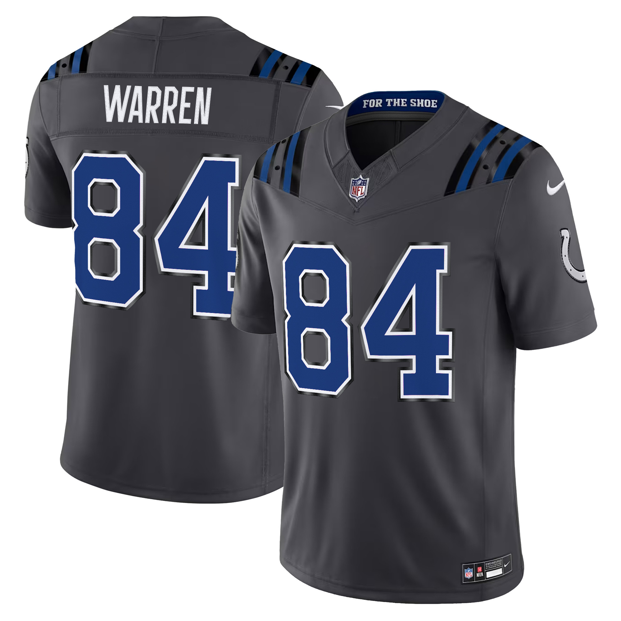 Indianapolis Colts Tyler Warren 2026 Rivalries Vapor Limited Jersey - All Stitched