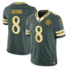Green Bay Packers Josh Jacobs 2026 Rivalries Vapor Limited Jersey - All Stitched