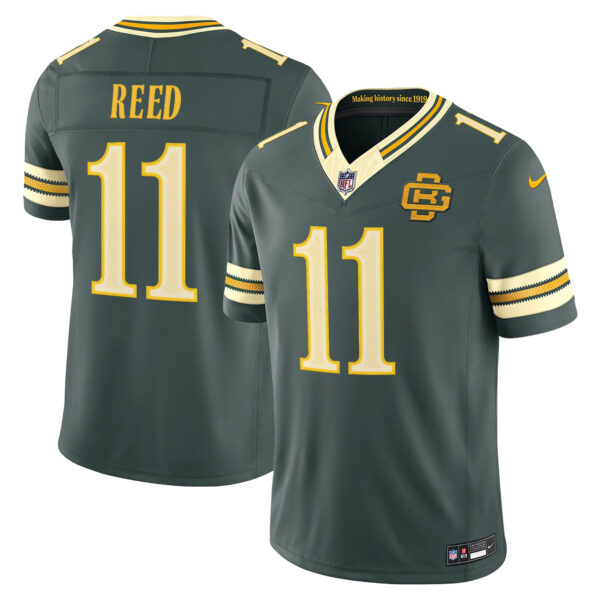 Green Bay Packers Jayden Reed 2026 Rivalries Vapor Limited Jersey - All Stitched