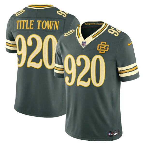 Green Bay Packers Title Town 920 2026 Rivalries Vapor Limited Jersey - All Stitched