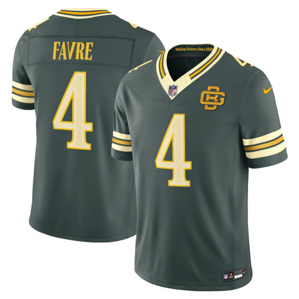 Green Bay Packers Brett Favre 2026 Rivalries Vapor Limited Jersey - All Stitched