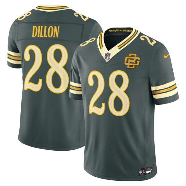 Green Bay Packers AJ Dillon 2026 Rivalries Vapor Limited Jersey - All Stitched
