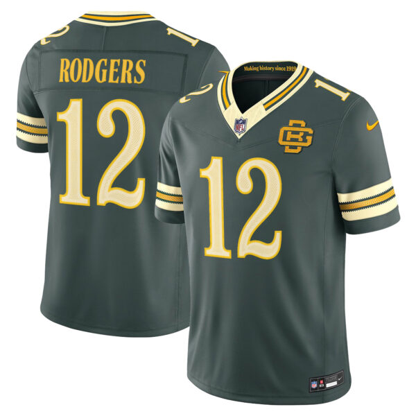 Green Bay Packers Aaron Rodgers 2026 Rivalries Vapor Limited Jersey - All Stitched