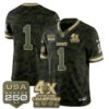 New York Giants Team 2026 Salute To Service Vapor Jersey - All Stitched - Camo
