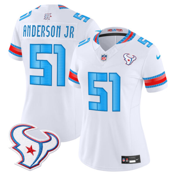 Women's Houston Texans Will Anderson Jr. 2026 Rivalries Vapor Limited Jersey - All Stitched