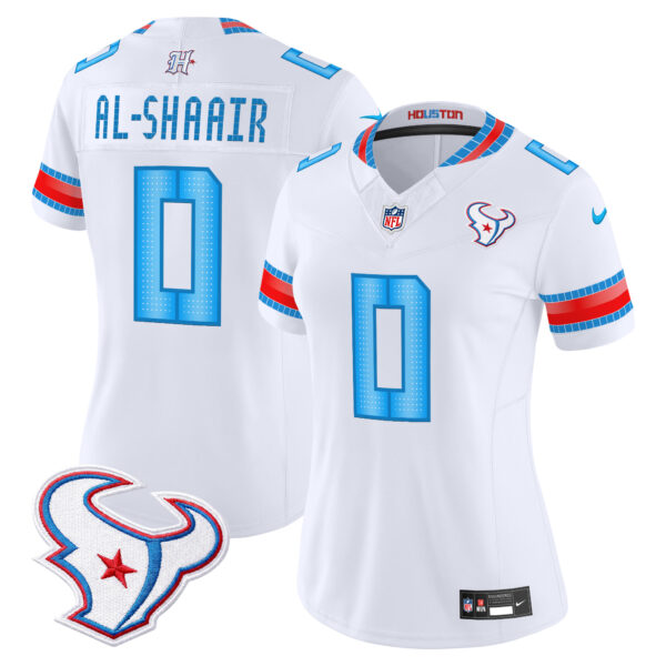 Women's Houston Texans Azeez Al-Shaair 2026 Rivalries Vapor Limited Jersey - All Stitched