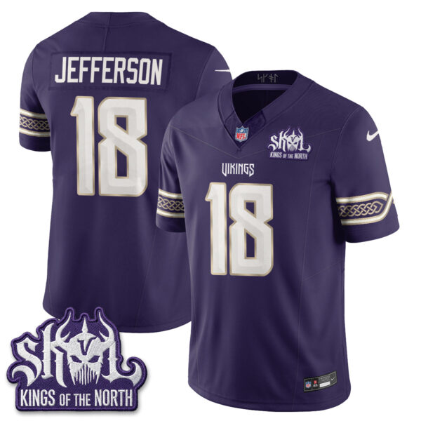 Minnesota Vikings Justin Jefferson 2026 Rivalries Vapor Limited Jersey V2 - All Stitched