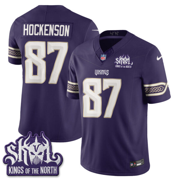 Minnesota Vikings T.J. Hockenson 2026 Rivalries Vapor Limited Jersey V2 - All Stitched