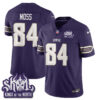 Minnesota Vikings Randy Moss 2026 Rivalries Vapor Limited Jersey V2 - All Stitched