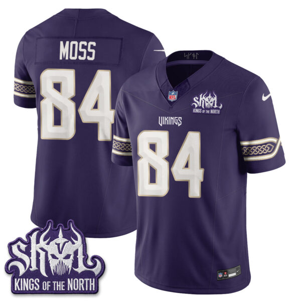 Minnesota Vikings Randy Moss 2026 Rivalries Vapor Limited Jersey V2 - All Stitched