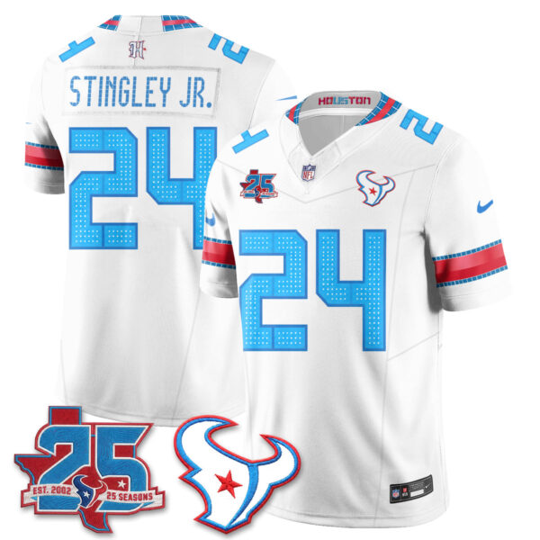 Houston Texans Derek Stingley Jr. 2026 Rivalries Vapor Limited Jersey - All Stitched