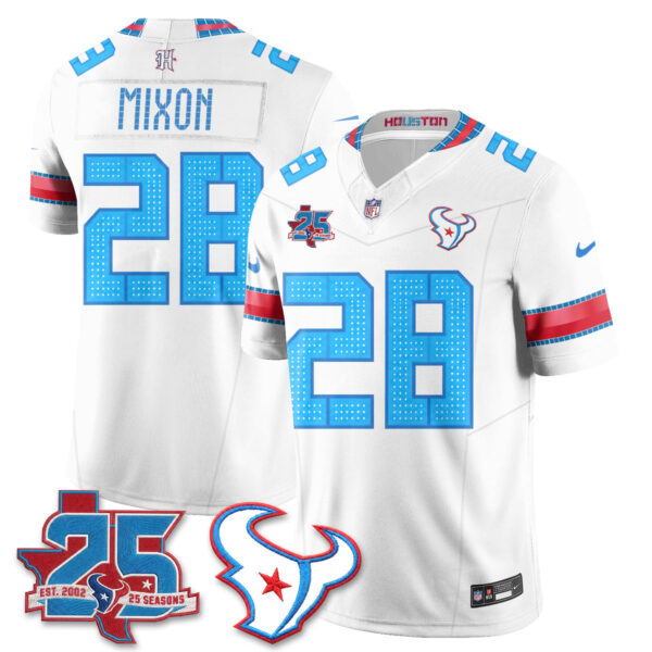 Houston Texans Joe Mixon 2026 Rivalries Vapor Limited Jersey - All Stitched