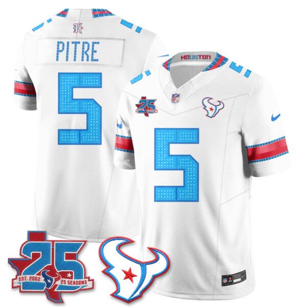 Houston Texans Jalen Pitre 2026 Rivalries Vapor Limited Jersey - All Stitched