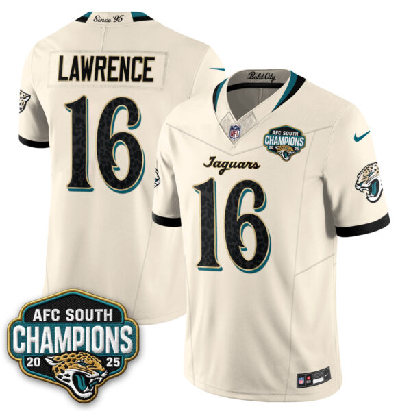 Jacksonville Jaguars Trevor Lawrence 2026 Rivalries Vapor Limited Jersey V2 - All Stitched