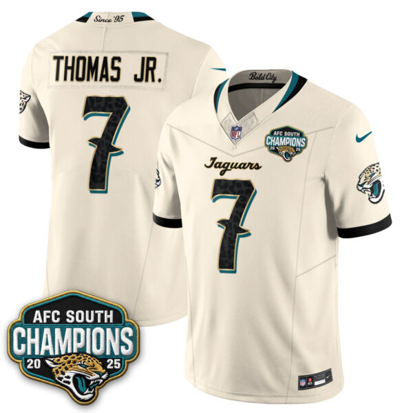 Jacksonville Jaguars Brian Thomas Jr. 2026 Rivalries Vapor Limited Jersey V2 - All Stitched