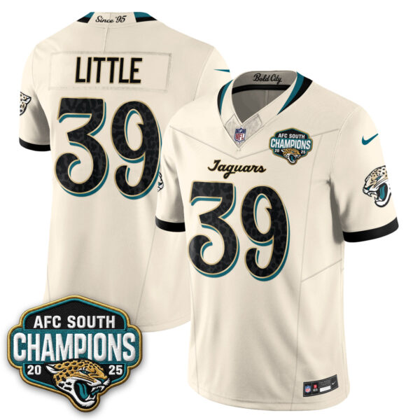 Jacksonville Jaguars Cam Little 2026 Rivalries Vapor Limited Jersey V2 - All Stitched