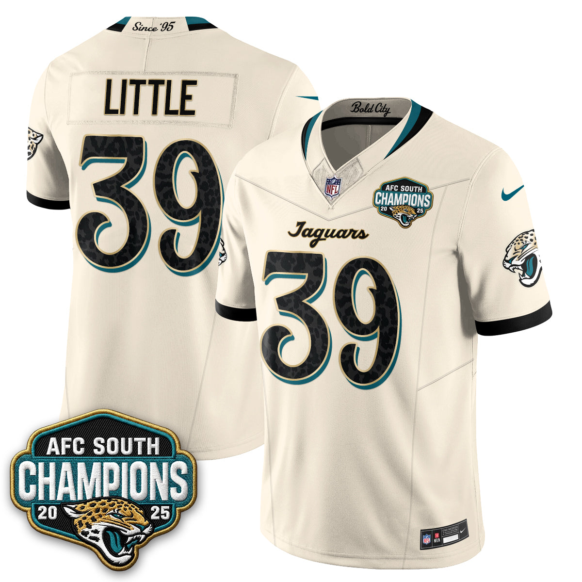 Jacksonville Jaguars Cam Little 2026 Rivalries Vapor Limited Jersey V2 - All Stitched