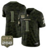 Baltimore Ravens Team 2026 Salute to Service Vapor Jersey - All Stitched - Camo