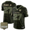 Atlanta Falcons James Pearce Jr. 2026 Salute to Service Vapor Jersey - All Stitched - Camo