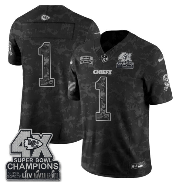 Kansas City Chiefs Team 2026 Salute to Service Edition Vapor Jersey - All Stitched