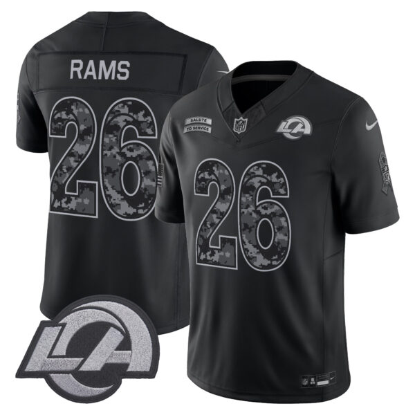 Los Angeles Rams #26 Rams 2026 Salute to Service Vapor Limited Jersey - All Stitched