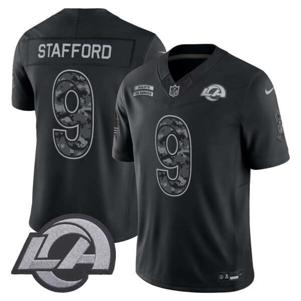 Los Angeles Rams Matthew Stafford 2026 Salute to Service Vapor Limited Jersey - All Stitched