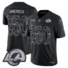 Los Angeles Rams #250 America 2026 Salute to Service Vapor Limited Jersey - All Stitched