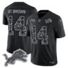 Detroit Lions St. Brown 2026 Salute to Service Vapor Limited Jersey - All Stitched