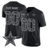 Dallas Cowboys 2026 Salute to Service Vapor Limited Custom Jersey - All Stitched