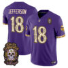 Minnesota Vikings Justin Jefferson Dia de los Muertos Vapor Limited Jersey - All Stitched