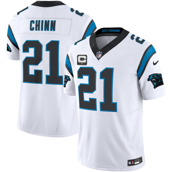 Carolina Panthers Jeremy Chinn Vapor Limited Jersey - All Stitched - White