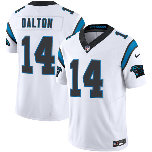 Carolina Panthers Andy Dalton Vapor Limited Jersey - All Stitched - White