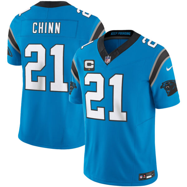 Carolina Panthers Jeremy Chinn Vapor Limited Jersey - All Stitched - Blue