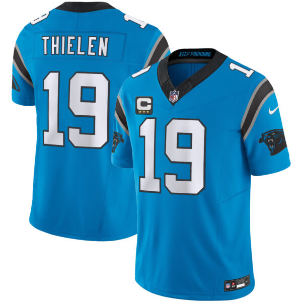 Carolina Panthers Adam Thielen Vapor Limited Jersey - All Stitched - Blue