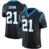 Carolina Panthers Jeremy Chinn Vapor Limited Jersey - All Stitched - Black