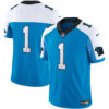 Carolina Panthers #1 Team Vapor Limited Jersey - All Stitched - Blue Alternate