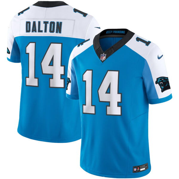 Carolina Panthers Andy Dalton Vapor Limited Jersey - All Stitched - Blue Alternate