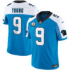 Carolina Panthers Bryce Young Vapor Limited Jersey - All Stitched - Blue Alternate