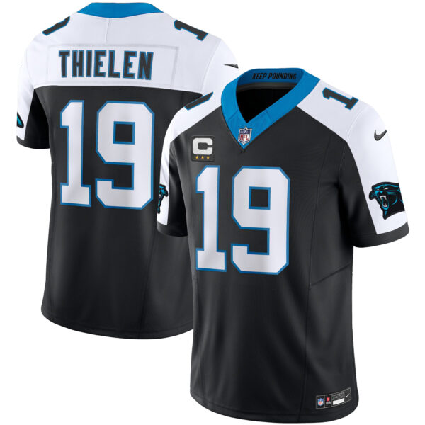 Carolina Panthers Adam Thielen Vapor Limited Jersey - All Stitched - Black Alternate