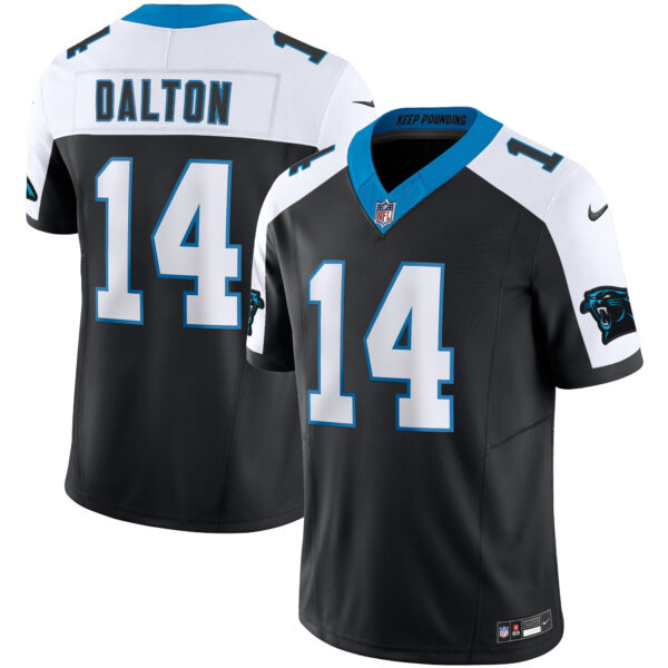 Carolina Panthers Andy Dalton Vapor Limited Jersey - All Stitched - Black Alternate
