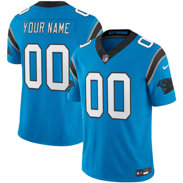 Carolina Panthers Vapor Limited Cusotm Jersey - All Stitched - Blue