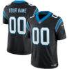 Carolina Panthers Vapor Limited Cusotm Jersey - All Stitched - Black